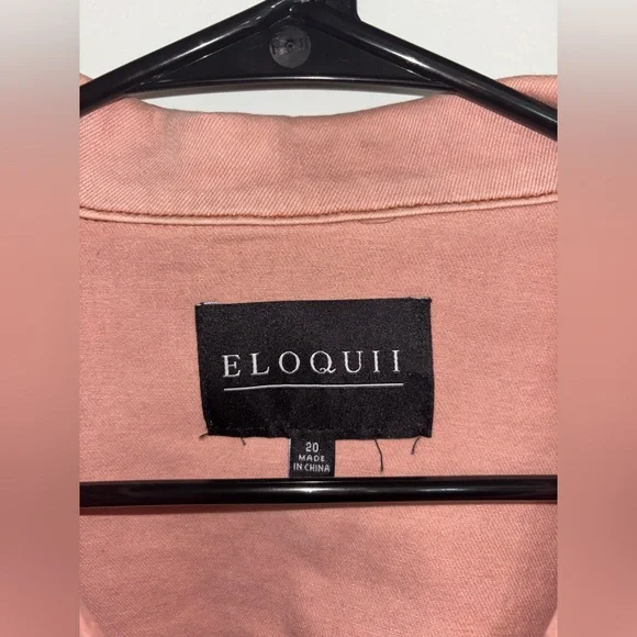 Boyfriend Cropped Denim Jacket | Pink | Size 20 - Picture 5 of 6